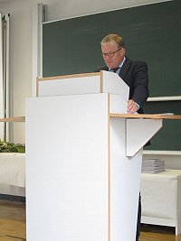 Prodekan Prof. Dr. Michael Domsgen whrend seiner Ansprache