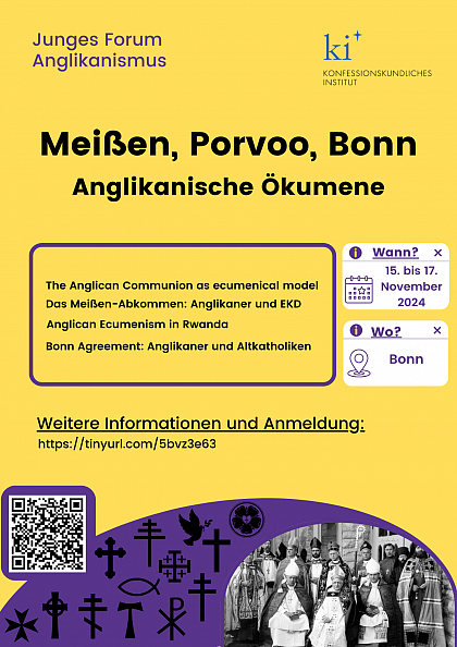 Junges Forum Anglikanismus Ökumene Poster