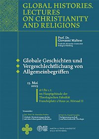 GLOBAL HISTORIES am 15. Mai 2025 um 18 Uhr c.t. in HS II