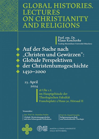 Vortrag von Prof. em. Dr. Klaus Koschorke