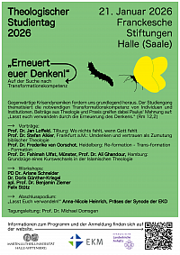 Plakat zum Theologischen Studientag 2026